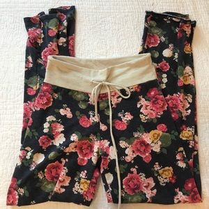 Casual floral lounge pants